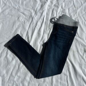 Dark Wash Jeggings | Big Girls 7/8 | Adjustable Waistband